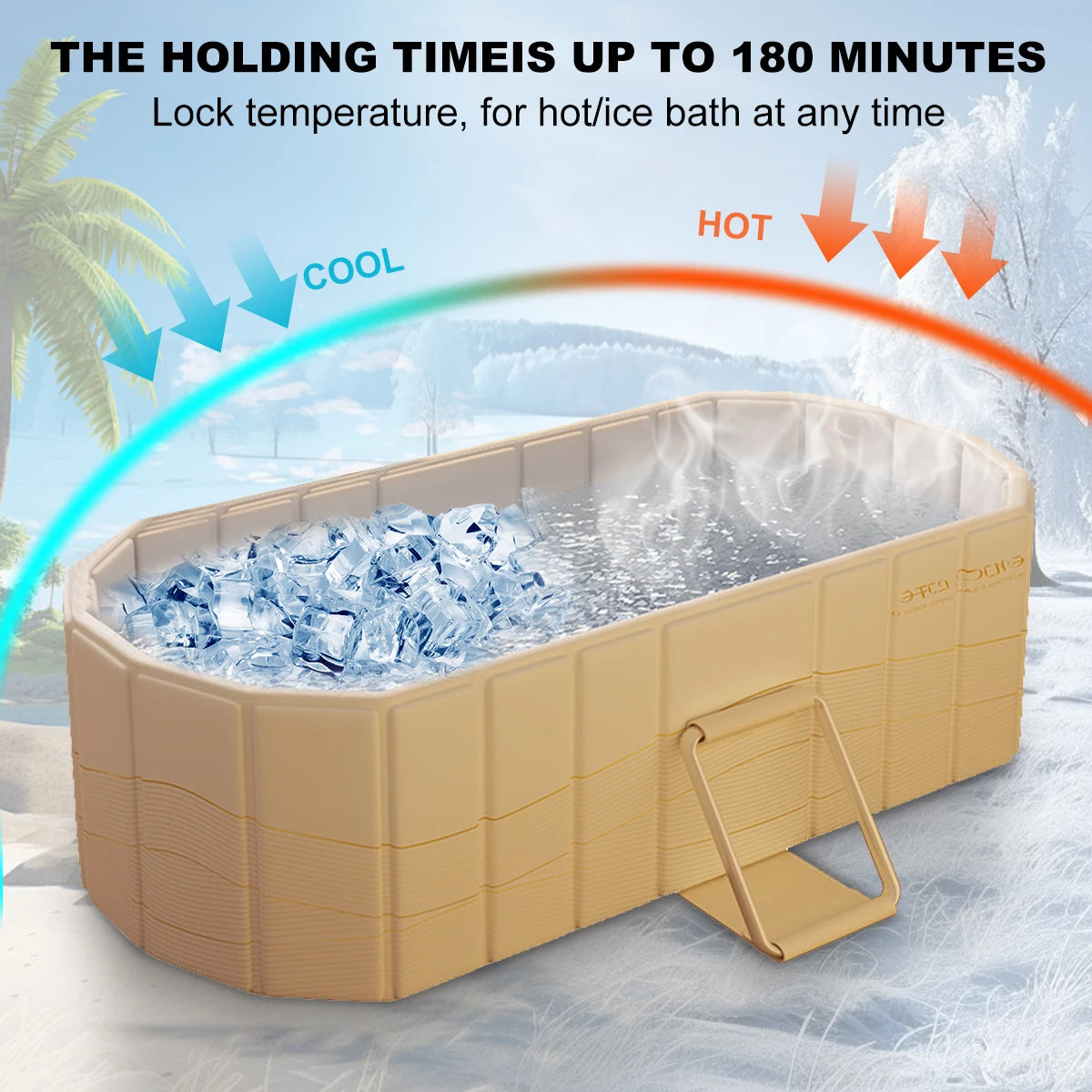 Foldable Ice Bath Tub