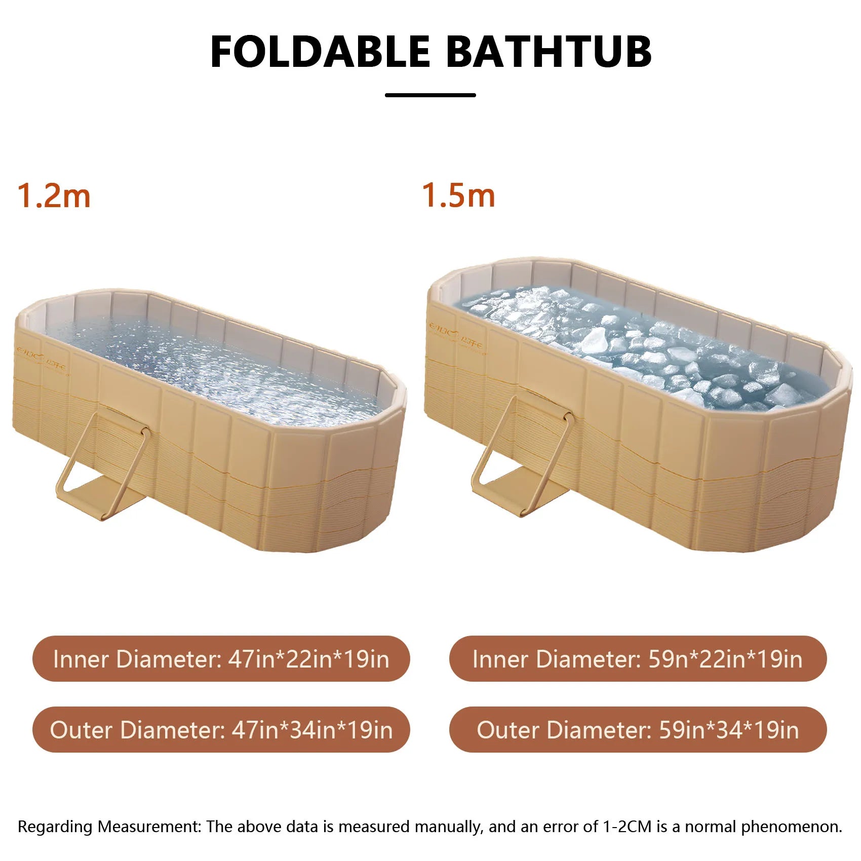 Foldable Ice Bath Tub