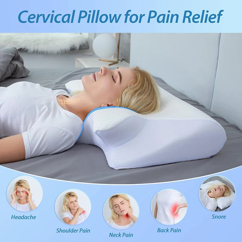 Ergonomic Orthopedic Pillow for Neck Pain